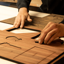 Cargar imagen en el visor de la galería, MAPA DE ESTADOS UNIDOS DE AMERICA, Rompecabezas de Madera para pared