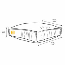 Cargar imagen en el visor de la galería, Mobiliario Puff para exterior - SET (2) ASIENTOS CUADRADOS DE PISO