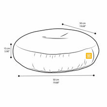 Cargar imagen en el visor de la galería, Mobiliario Puff para exterior - SET (2) ASIENTOS REDONDOS DE PISO