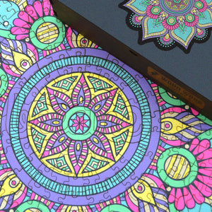 MANDALA Rompecabezas de Madera "BREATH" *Edición Piezas Especiales*