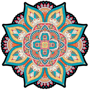 MANDALA Rompecabezas de Madera "PAVORREAL"